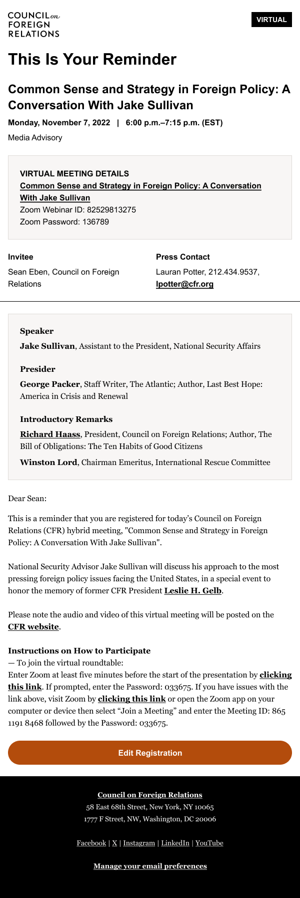 Press Update template, desktop